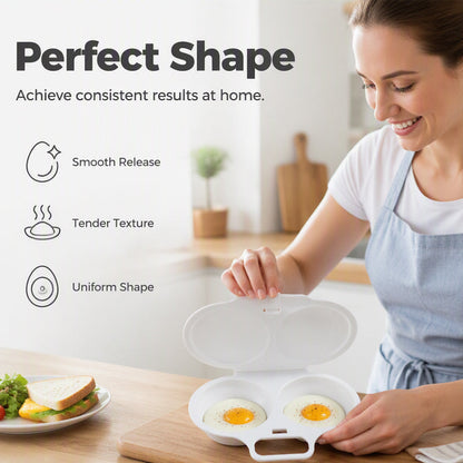 Khdnah® 🥚 50% OFF NOW! ⏱️ Microwave Egg Cooker – Perfect poached eggs in 2 mins, no oil & splash-proof – Quick, healthy & mess-free breakfast 🌿