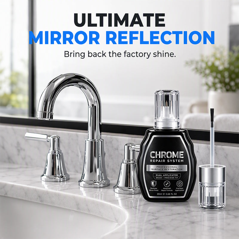 🥳 HOT SALE 2026 🥳💞 50,000+ SOLD! ✨🚗 Chrome Restoration Kit – Removes Oxidation & Restores a Brilliant Metallic Shine | Premium Quality
