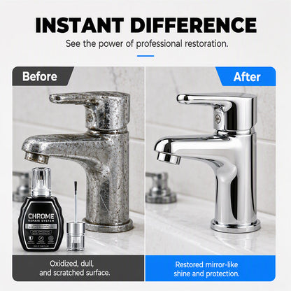 🥳 HOT SALE 2026 🥳💞 50,000+ SOLD! ✨🚗 Chrome Restoration Kit – Removes Oxidation & Restores a Brilliant Metallic Shine | Premium Quality